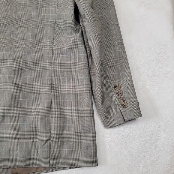 Vintage Chaps Ralph Lauren Mens 44 Two Button Blazer Wool Sport Coat Jacket - Picture 5 of 13